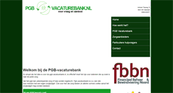 Desktop Screenshot of pgb-vacaturebank.nl